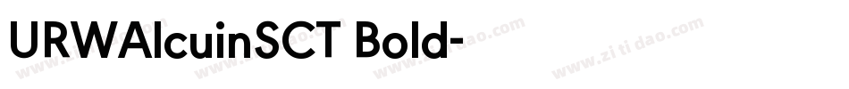 URWAlcuinSCT Bold字体转换